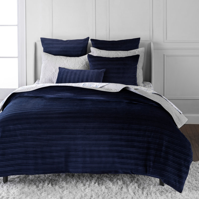 Martha Stewart Velvet Duvet Cover Set & Reviews Wayfair